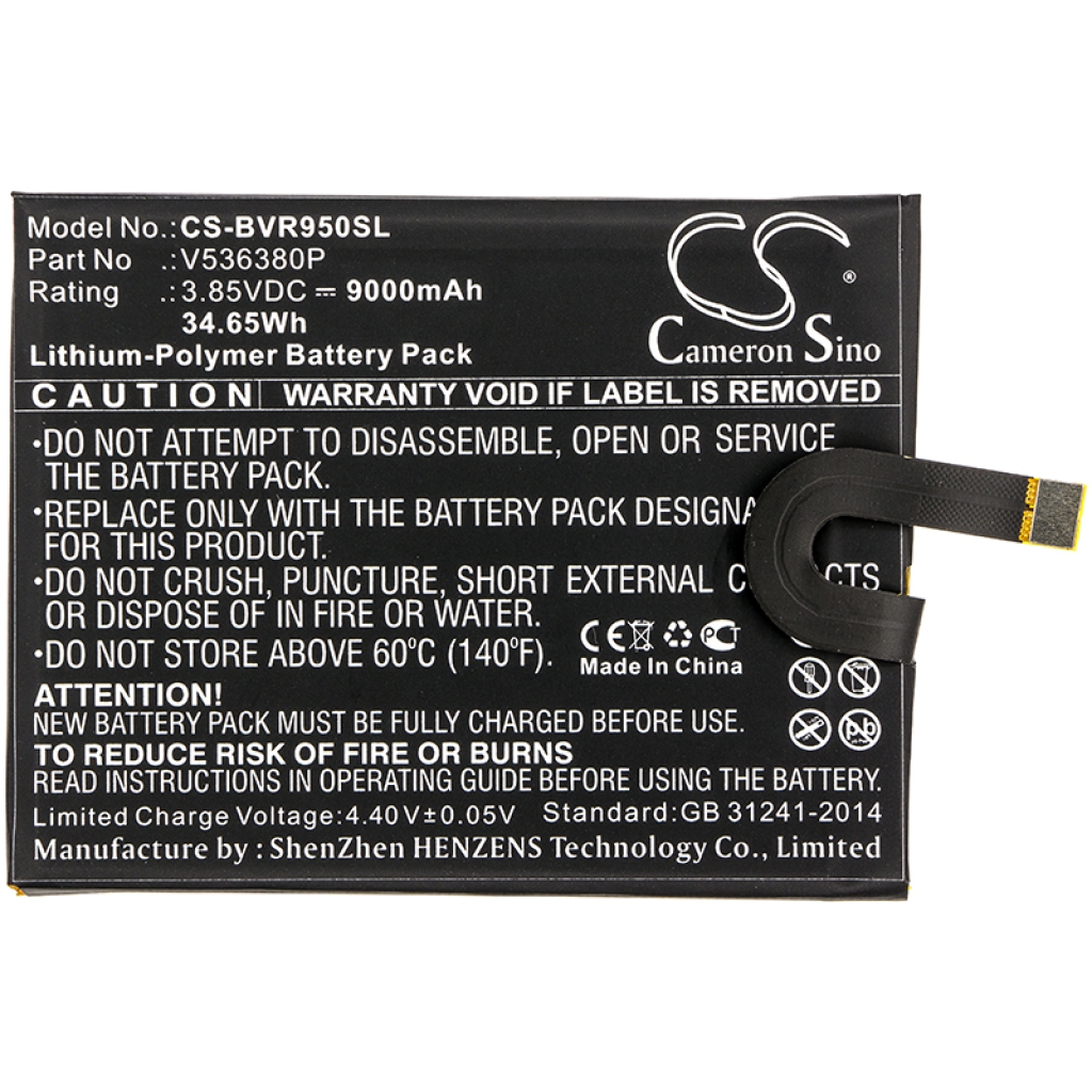 Yhteensopiva akun vaihto Blackview V536380P