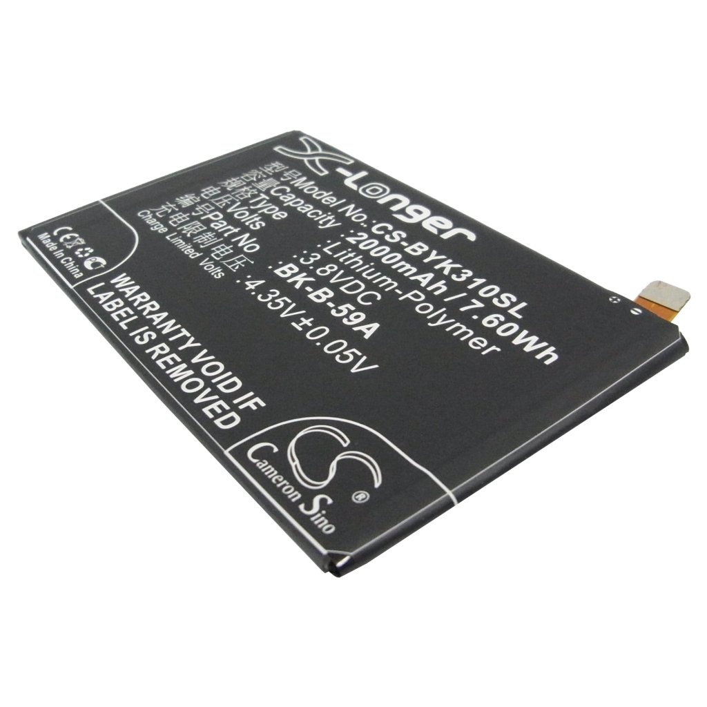 Yhteensopiva akun vaihto BBK BK-B-59A