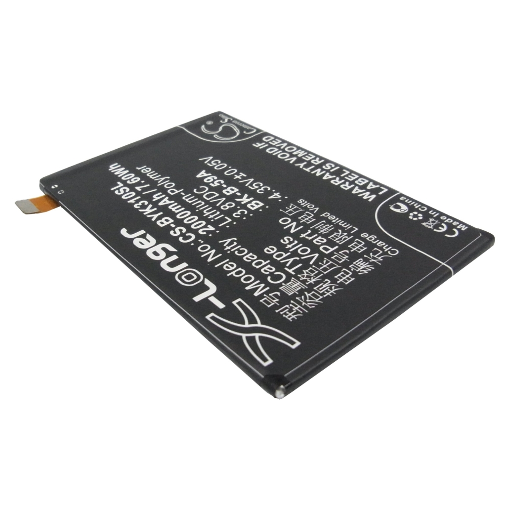 Yhteensopiva akun vaihto BBK BK-B-59A
