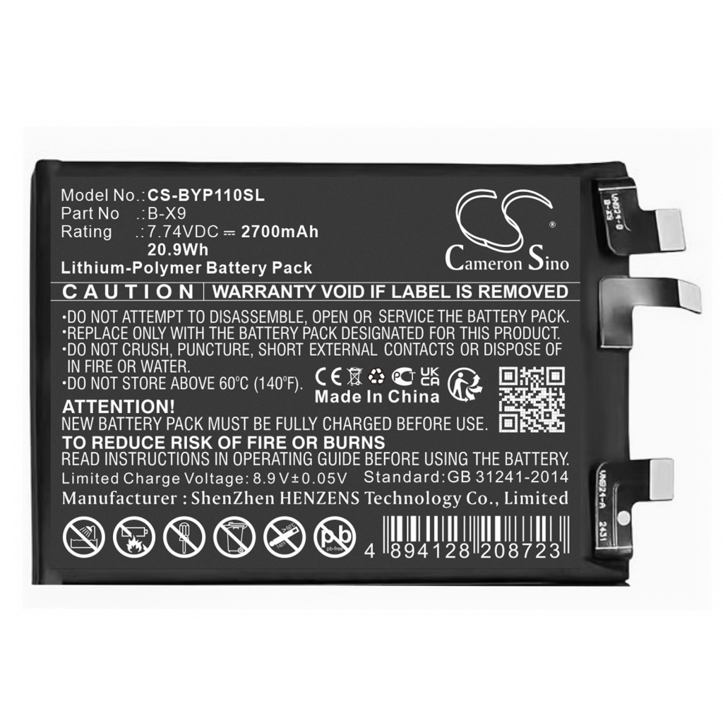 Akut Matkapuhelimen akku CS-BYP110SL