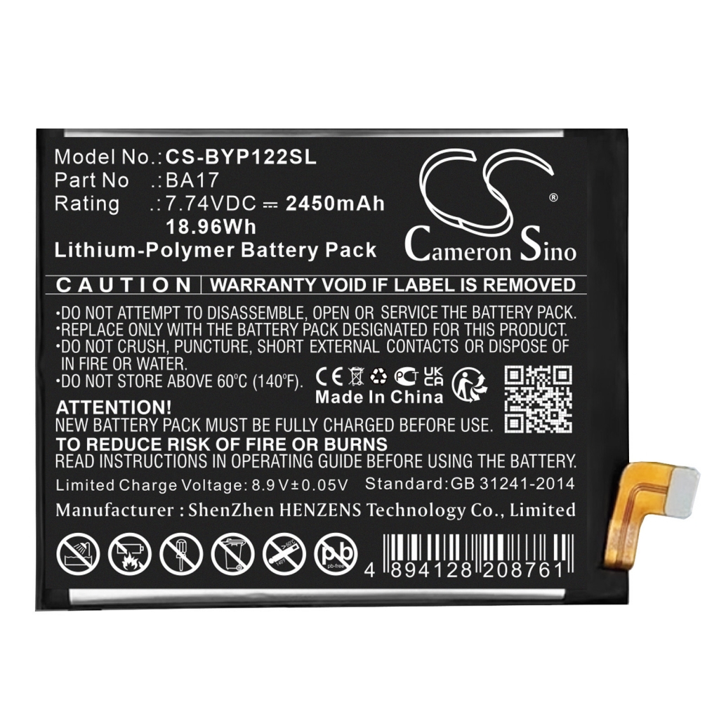 Akut Matkapuhelimen akku CS-BYP122SL