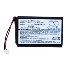 Yhteensopiva akun vaihto Ingenico B25000001,B25000005,BD1227