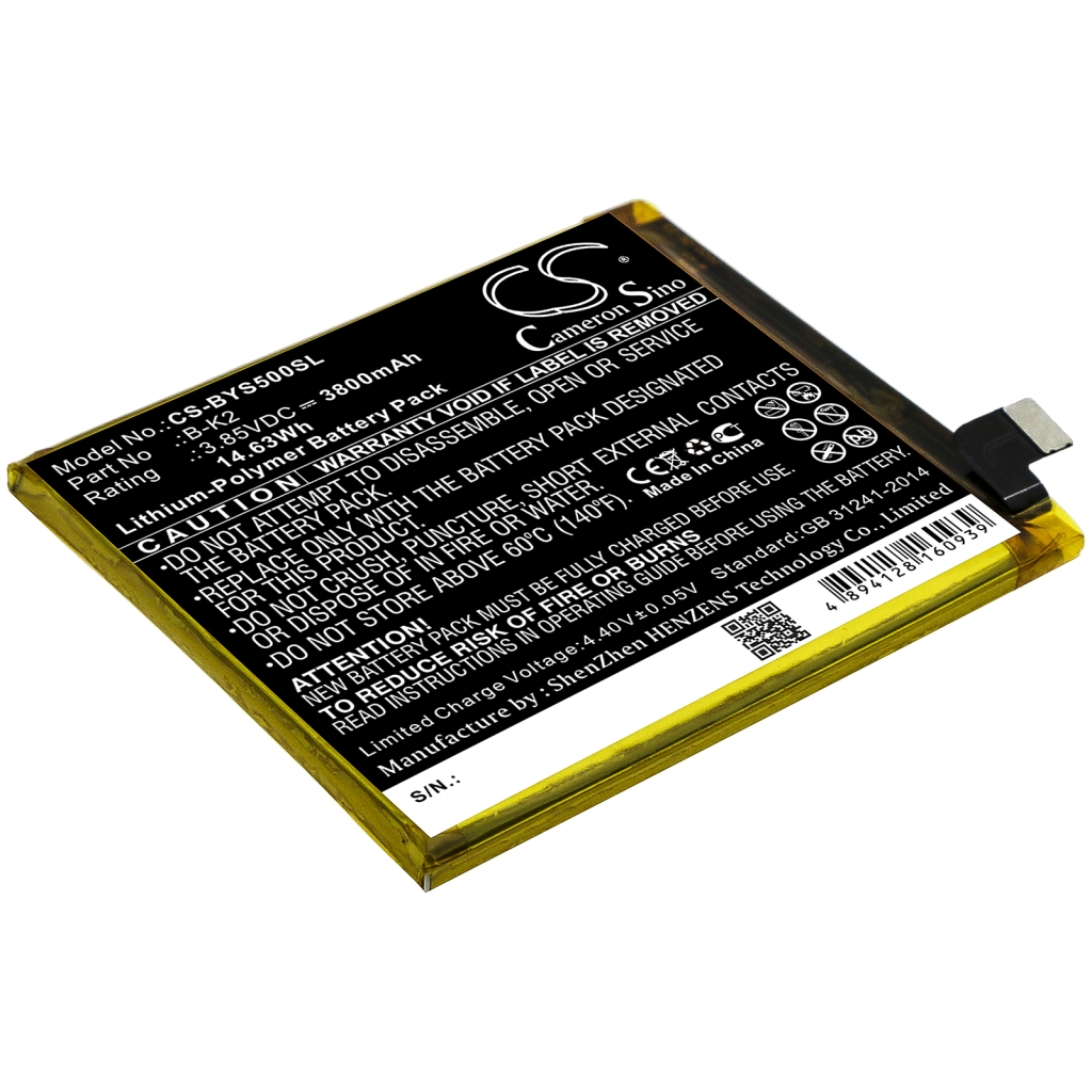 Yhteensopiva akun vaihto Vivo B-K2