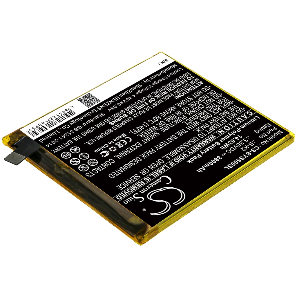Yhteensopiva akun vaihto Vivo B-K2