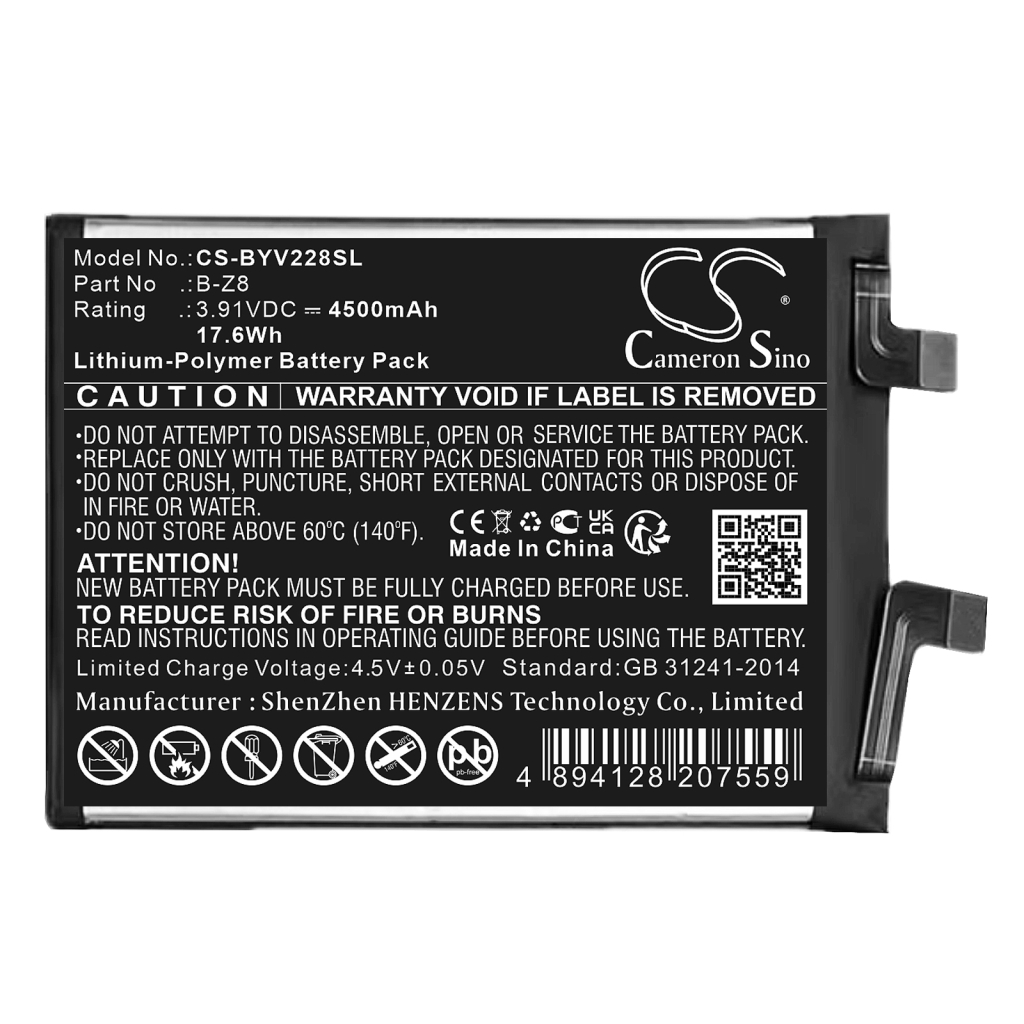 Akut Matkapuhelimen akku CS-BYV228SL