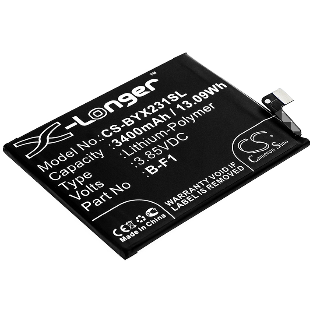 Yhteensopiva akun vaihto Vivo B-F1