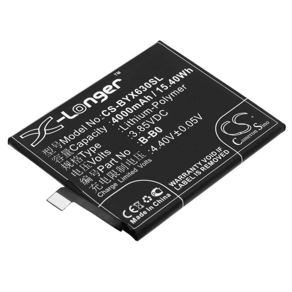 Yhteensopiva akun vaihto Vivo B-B0