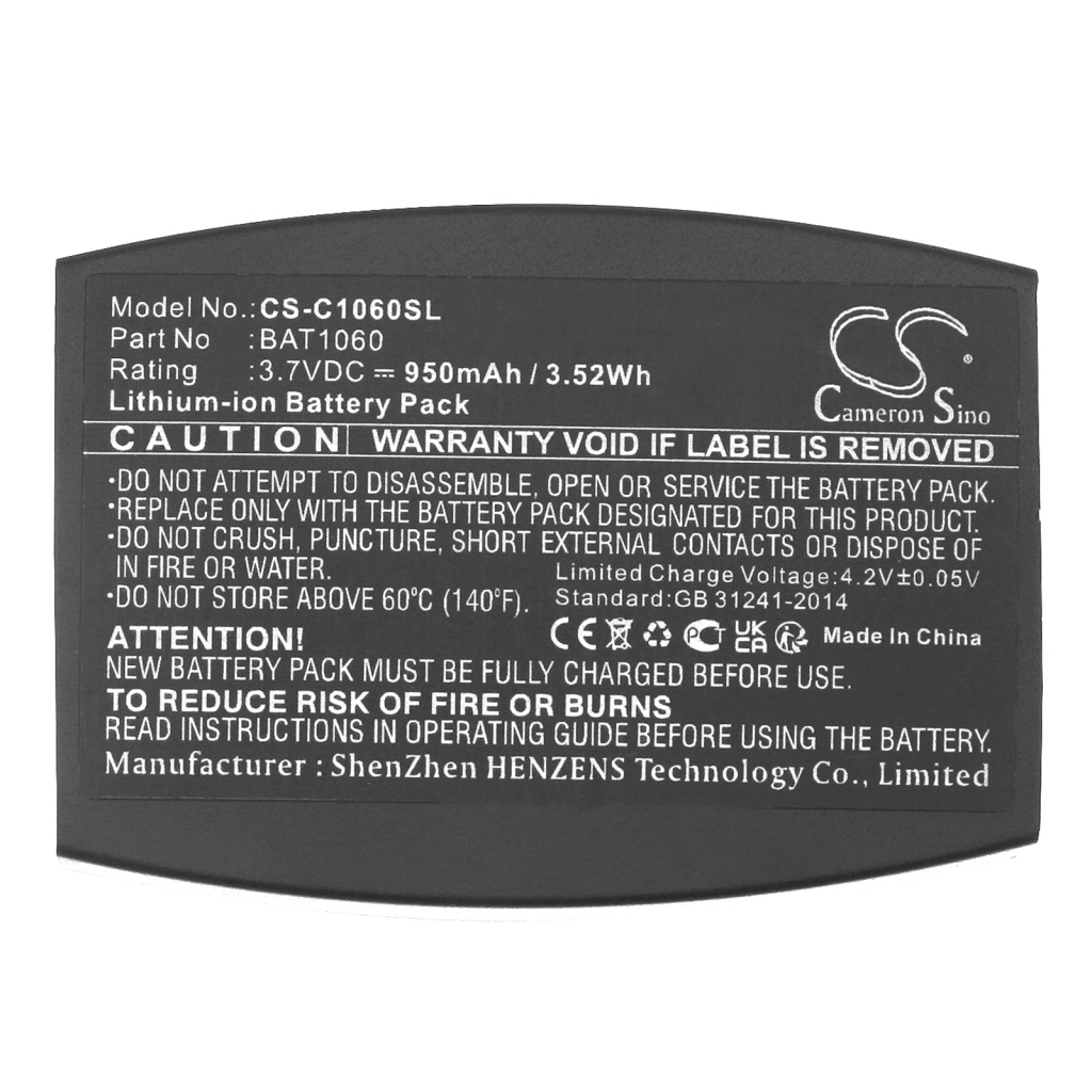 Langattoman kuulokkeen akku 3M CS-C1060SL