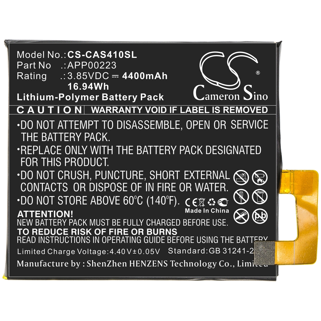 Matkapuhelimen akku Caterpillar CAT S41 (CS-CAS410SL)