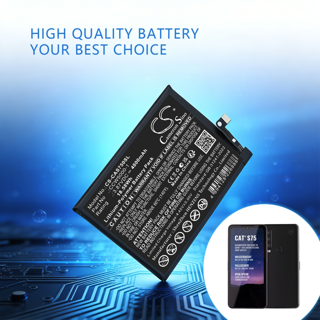 Battery for Caterpillar CAT S75