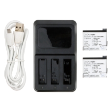 Yhteensopiva vaihtoehto GoPro 335-06532-000,AHDBT-401:lle
