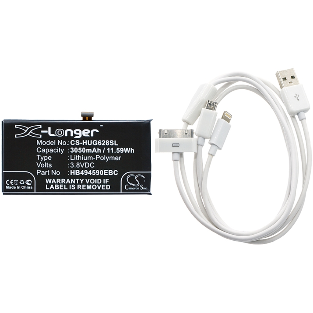 Yhteensopiva vaihtoehto Huawei HB494590EBC:lle
