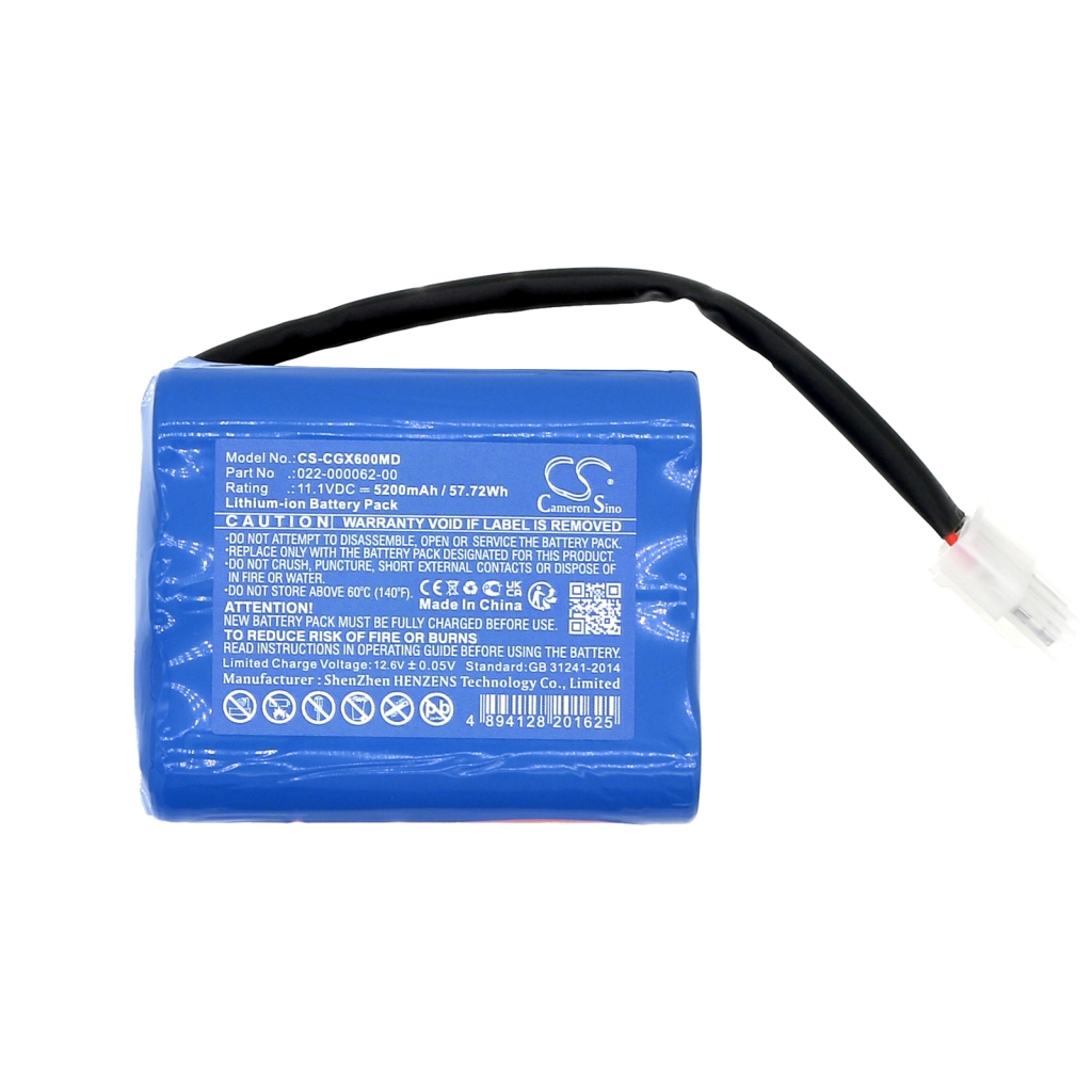 Yhteensopiva akun vaihto Comen 022-000062-00