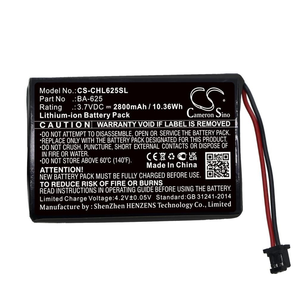 Yhteensopiva akun vaihto Cateye BA-625
