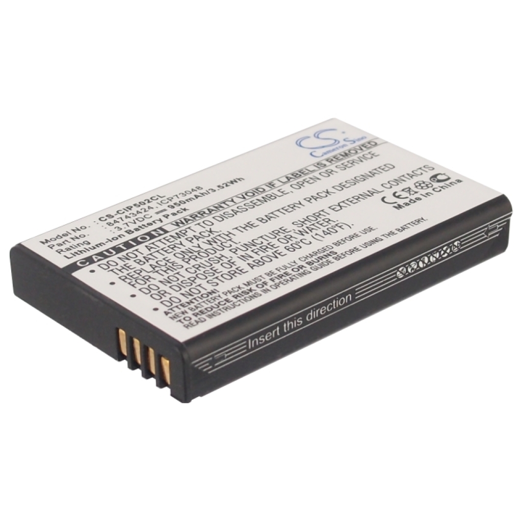 Yhteensopiva akun vaihto Spectralink 84743424,84743428,ICP73048