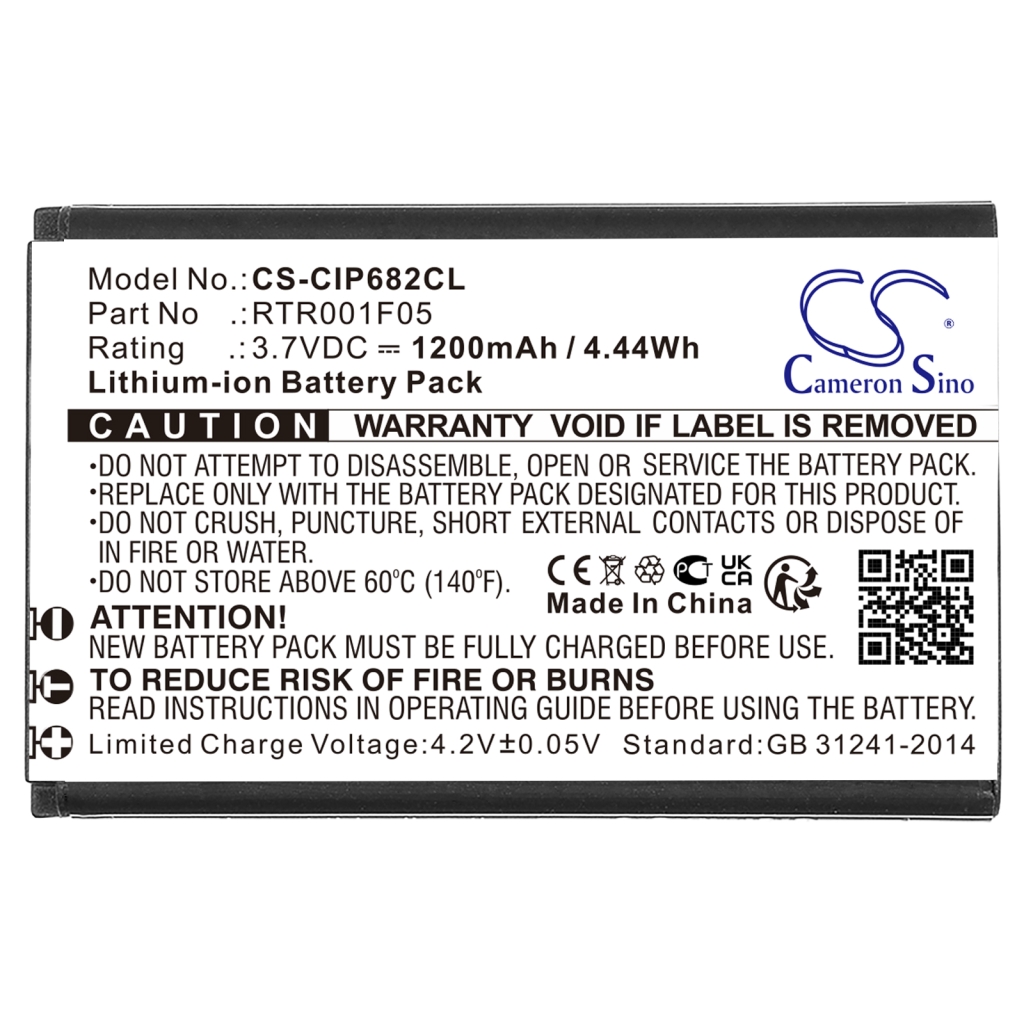 Langattoman puhelimen akku Cisco IP DECT 6825 (CS-CIP682CL)