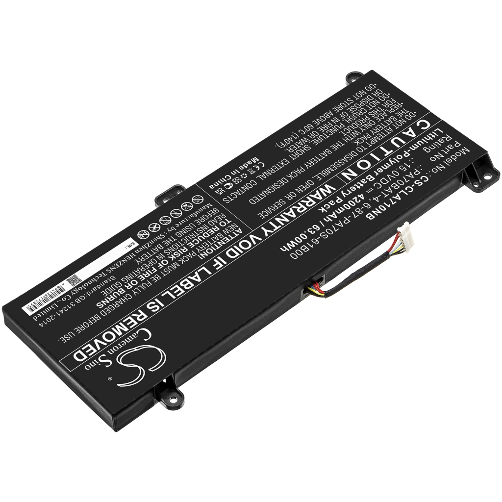 Kannettavan tietokoneen akku Schenker CS-CLA710NB
