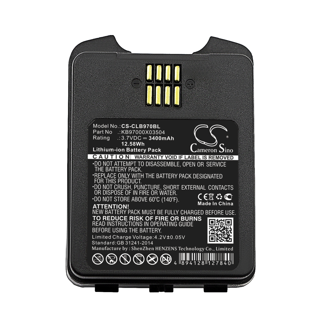 Akut Viivakoodinlukijan akku CS-CLB970BL