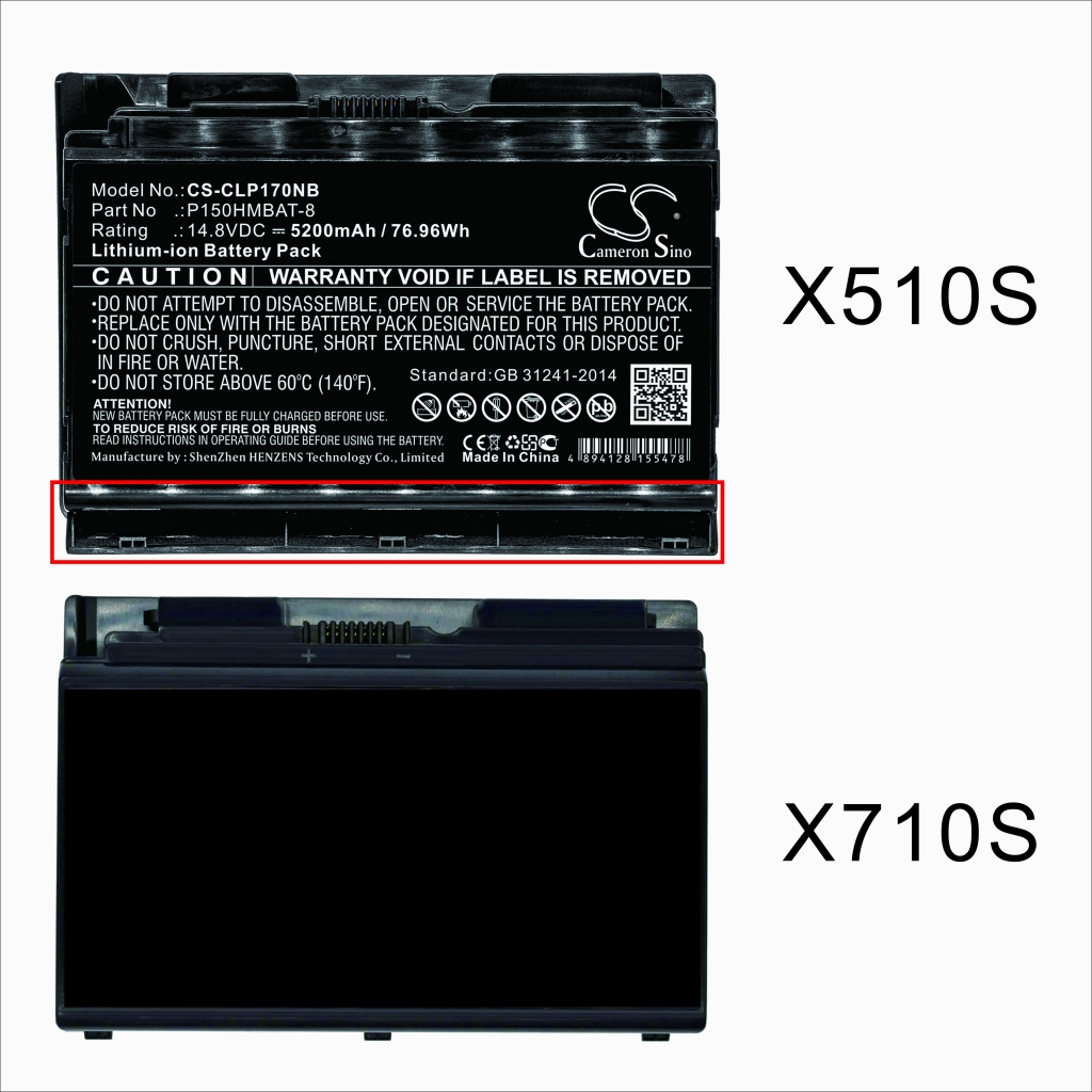 Kannettavan tietokoneen akku Nexoc CS-CLP170NB