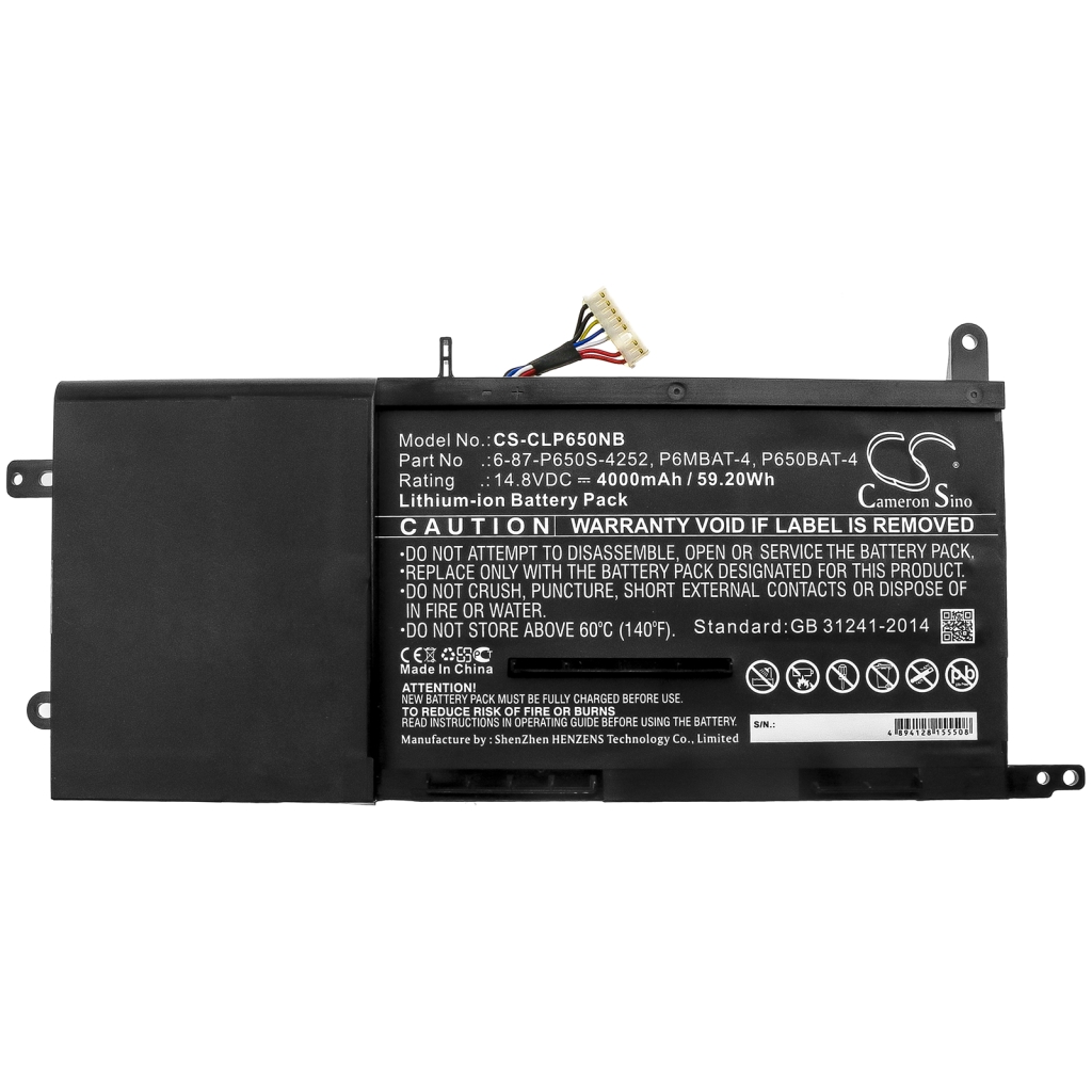 Kannettavan tietokoneen akku ADVENT CS-CLP650NB