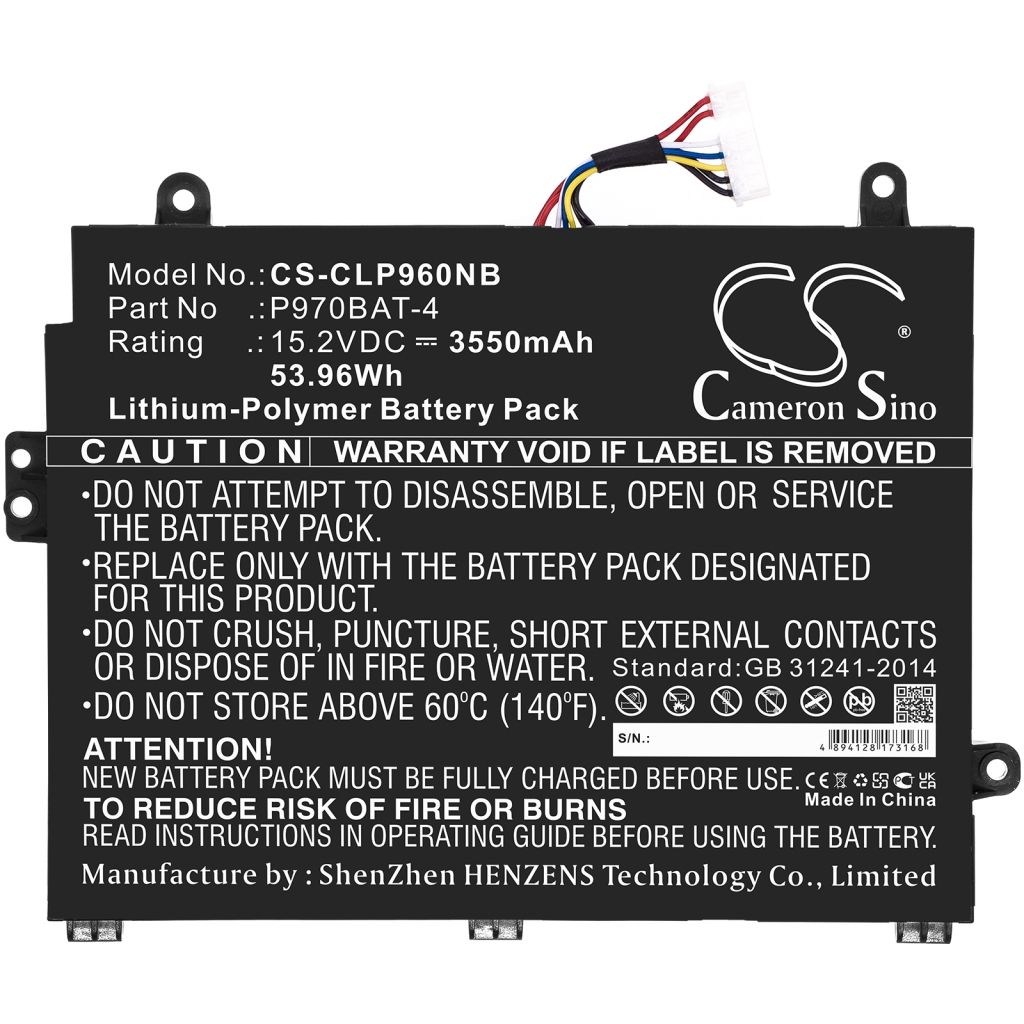 Kannettavan tietokoneen akku Mifcom CS-CLP960NB