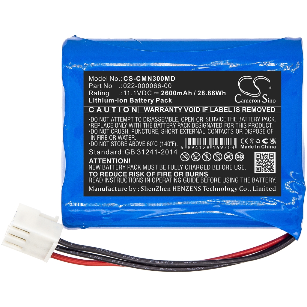 Yhteensopiva akun vaihto Comen 022-000066-00