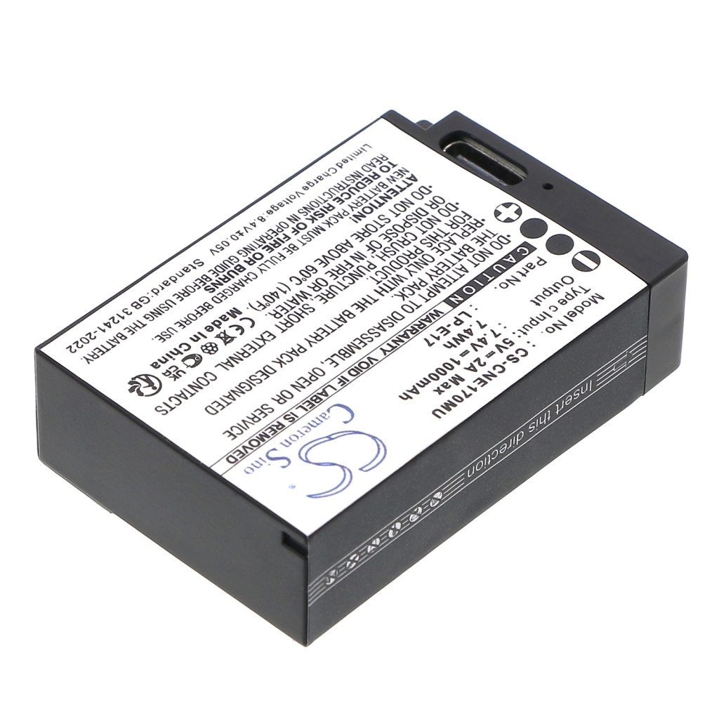 Yhteensopiva akun vaihto Saramonic LP-E17