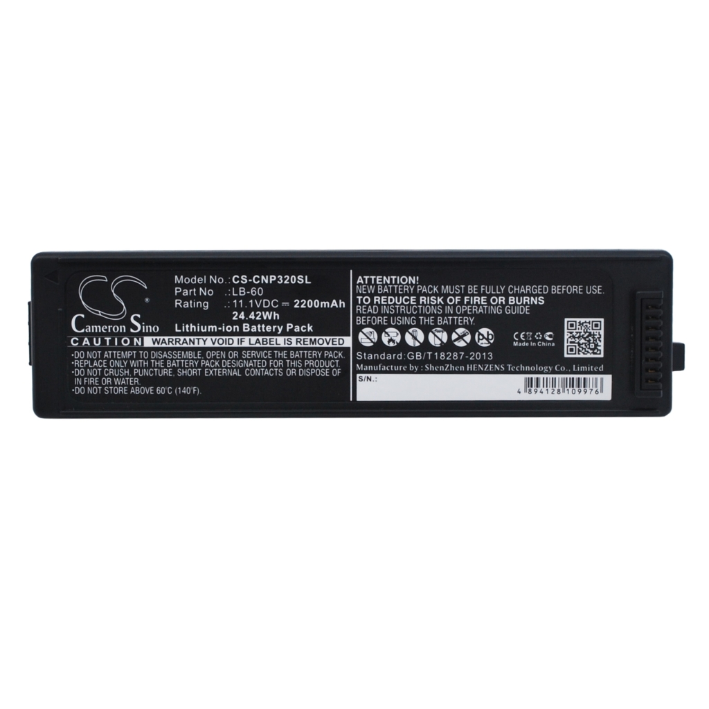 Kannettavan tietokoneen akku Canon CS-CNP320SL