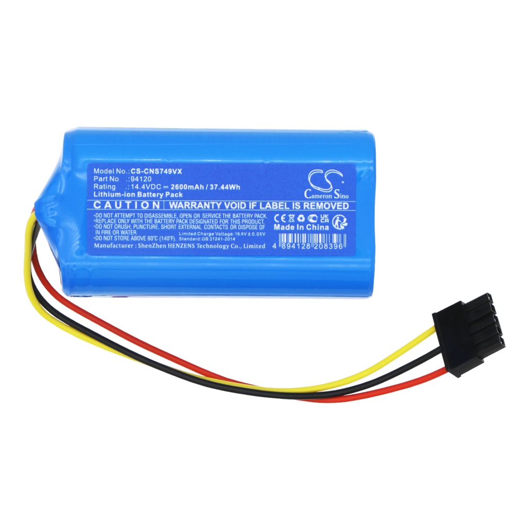 Yhteensopiva akun vaihto Cecotec 94120