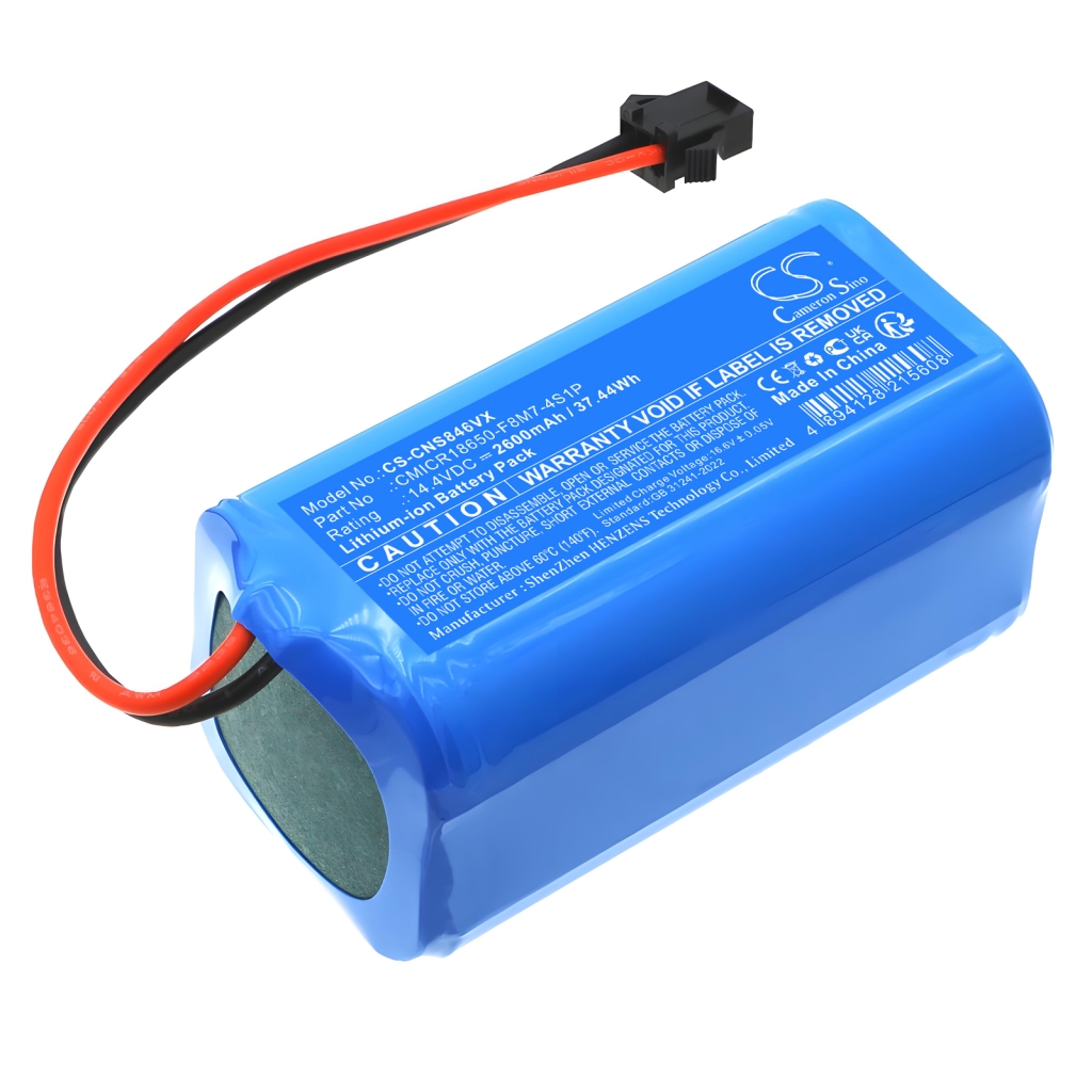 Yhteensopiva akun vaihto Cecotec CMICR18650-F8M7-4S1P