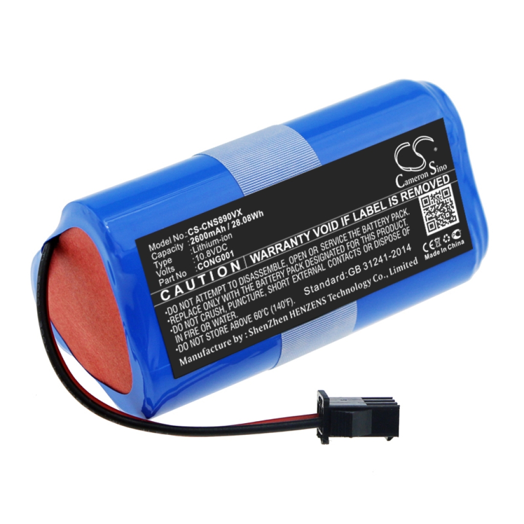 Yhteensopiva akun vaihto Cecotec CONG0001,SRX 3101