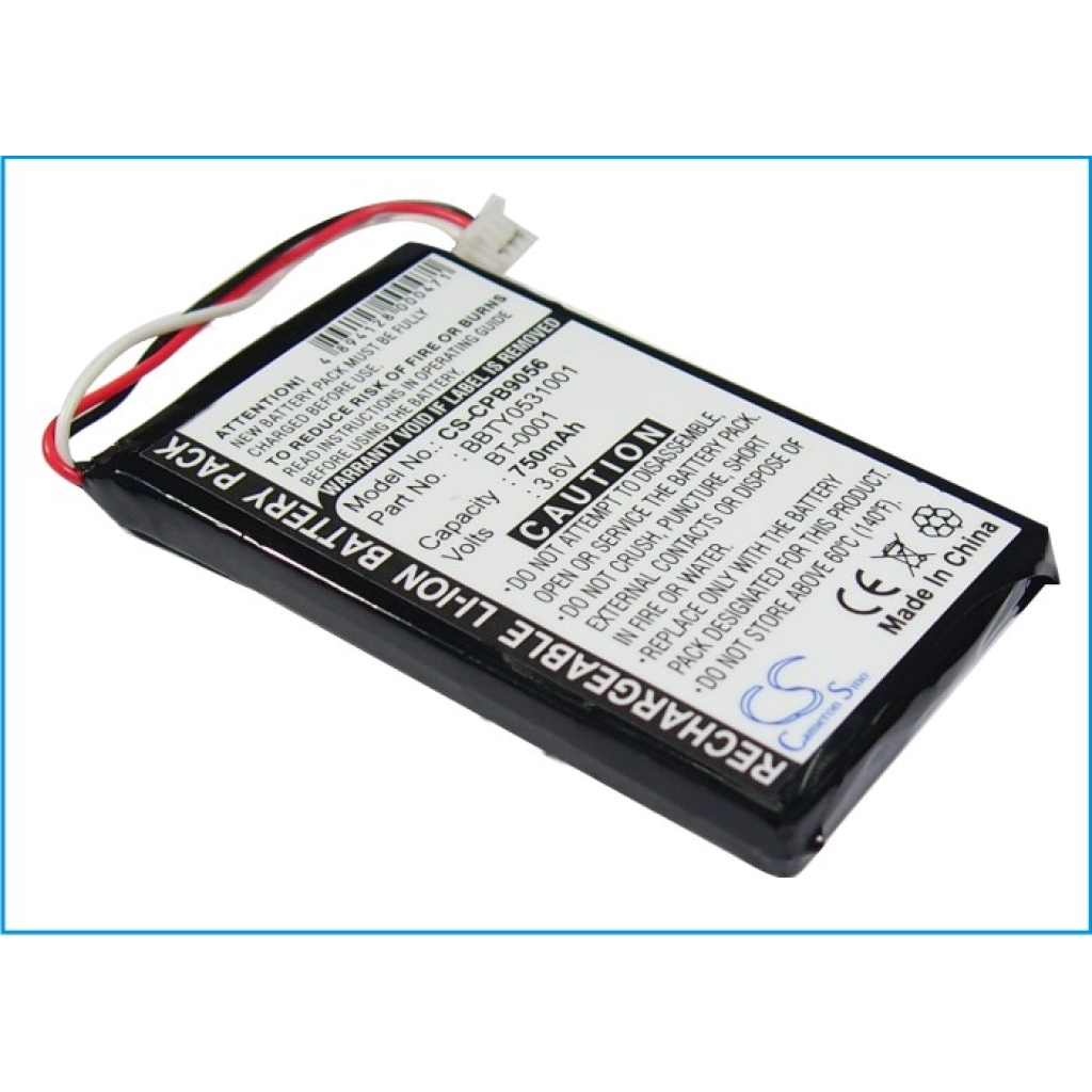 Yhteensopiva akun vaihto Uniden BBTY0531001,BT-0001