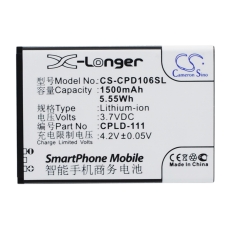 Yhteensopiva akun vaihto Coolpad CPLD-106,CPLD-111
