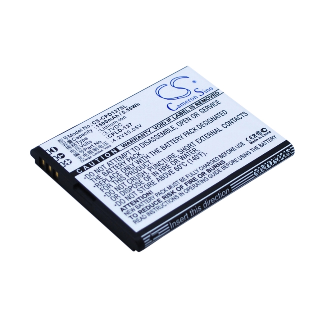 Yhteensopiva akun vaihto Coolpad CPLD-127