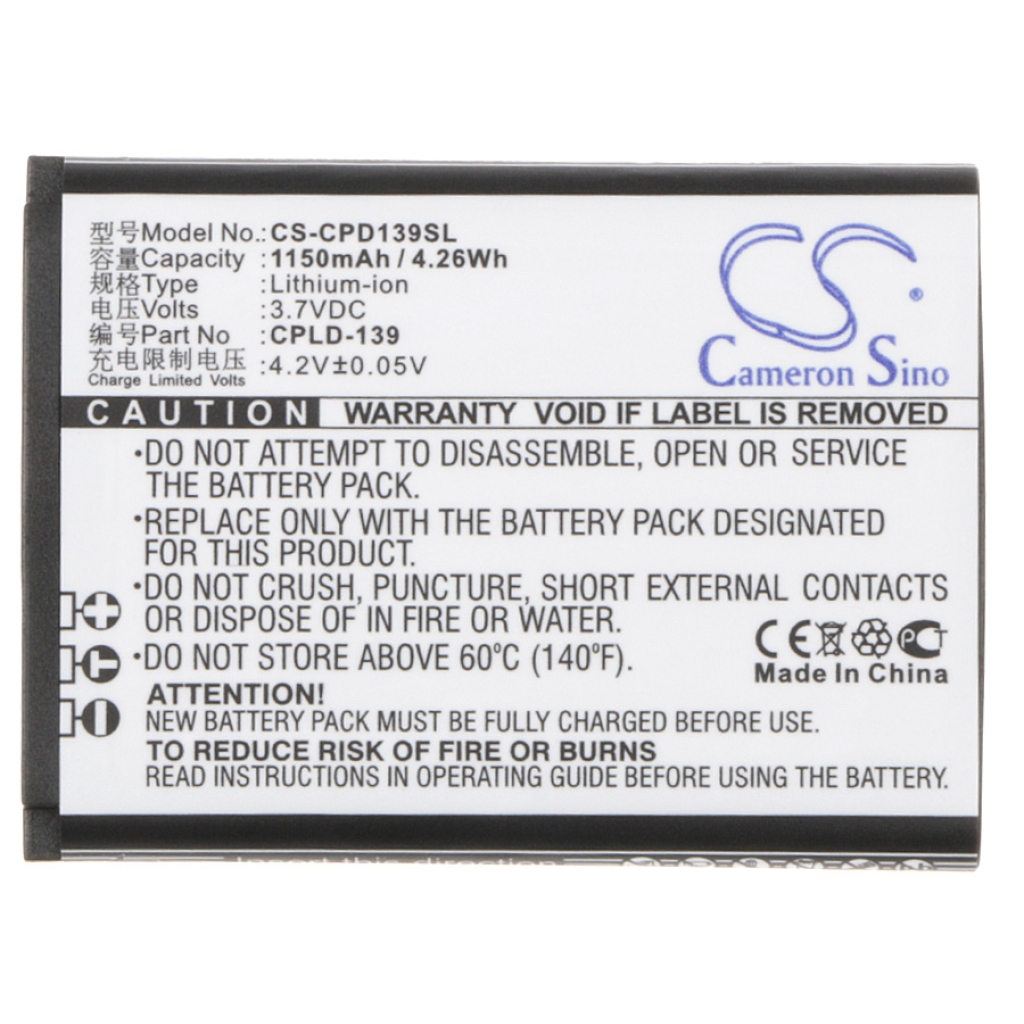 Yhteensopiva akun vaihto Coolpad CPLD-139