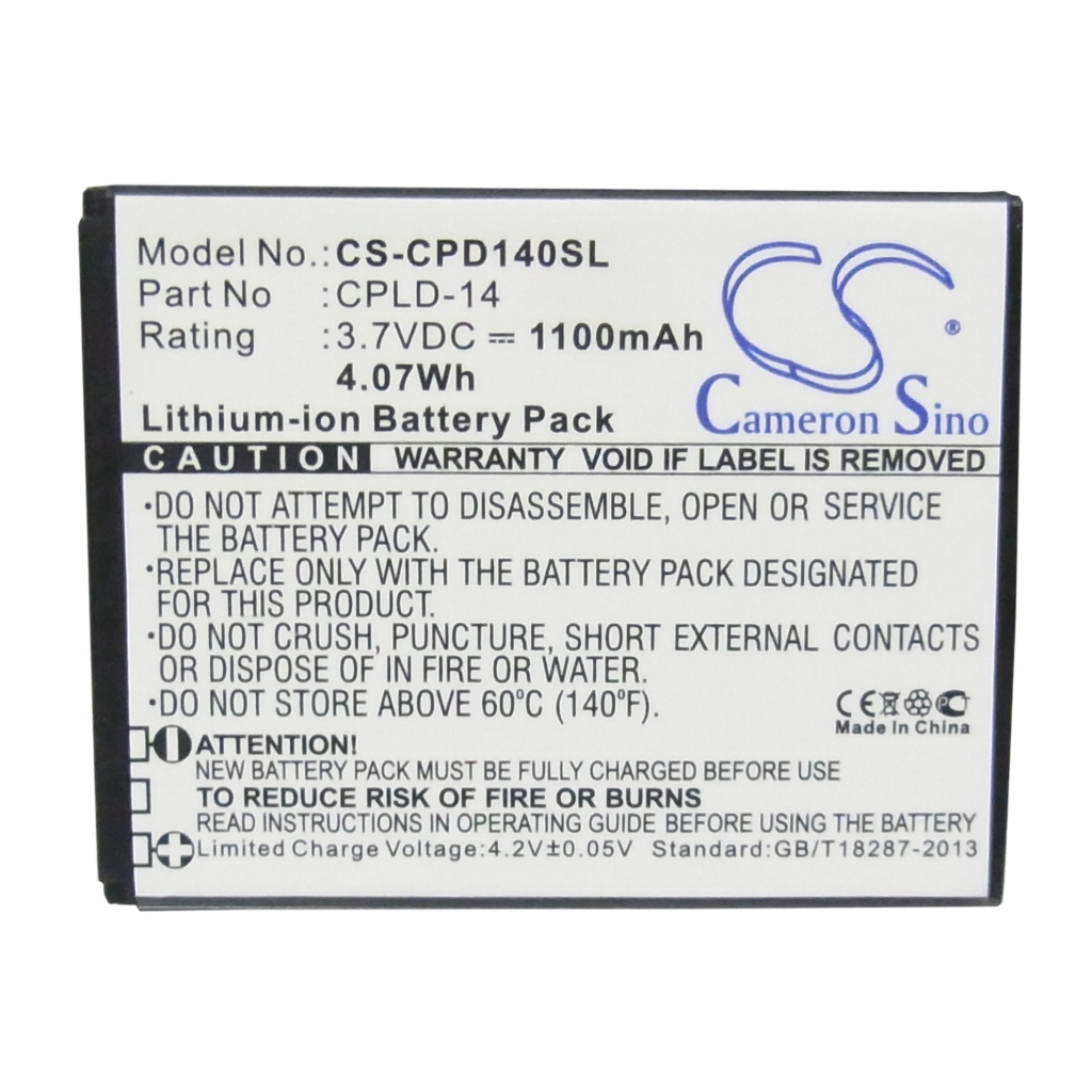 Yhteensopiva akun vaihto Coolpad CPLD-14