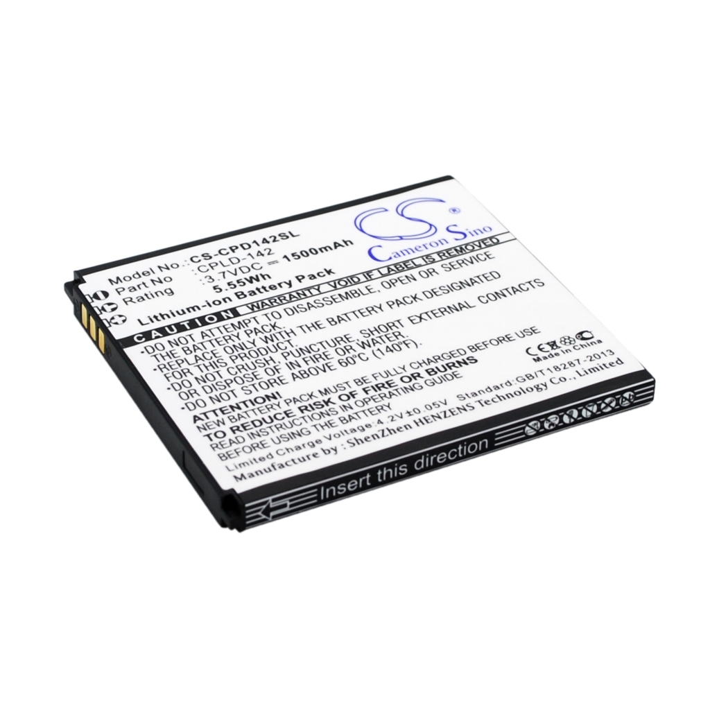 Yhteensopiva akun vaihto Coolpad CPLD-142