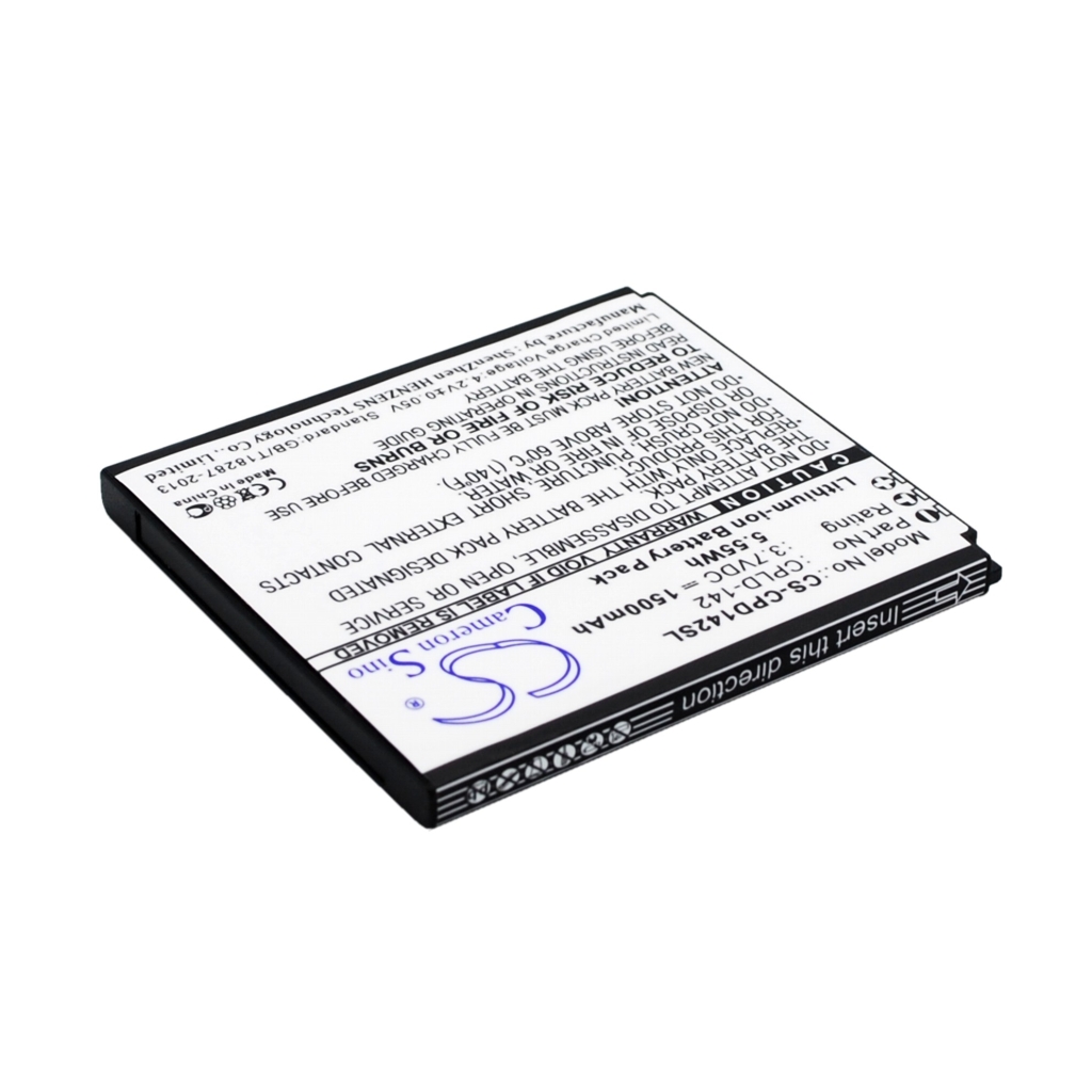 Yhteensopiva akun vaihto Coolpad CPLD-142