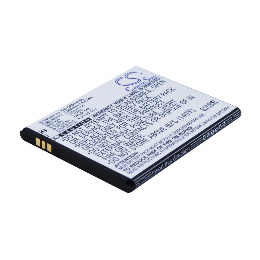 Yhteensopiva akun vaihto Coolpad CPLD-147