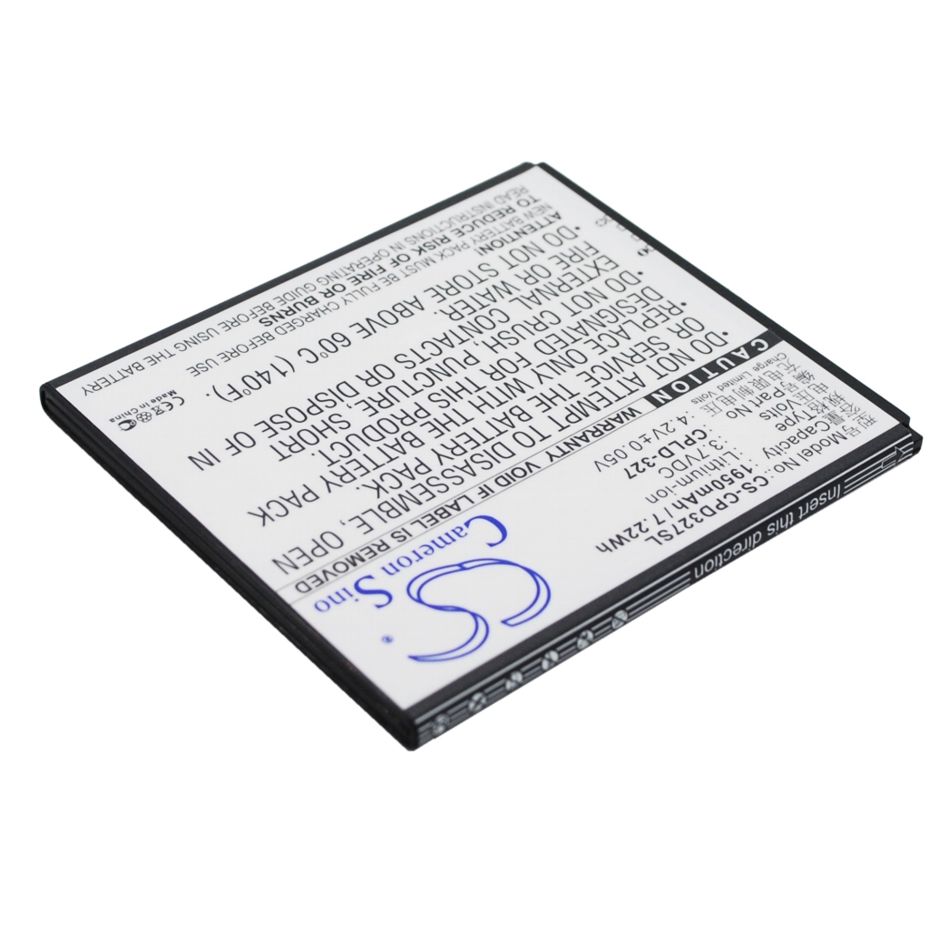 Yhteensopiva akun vaihto Coolpad CPLD-327