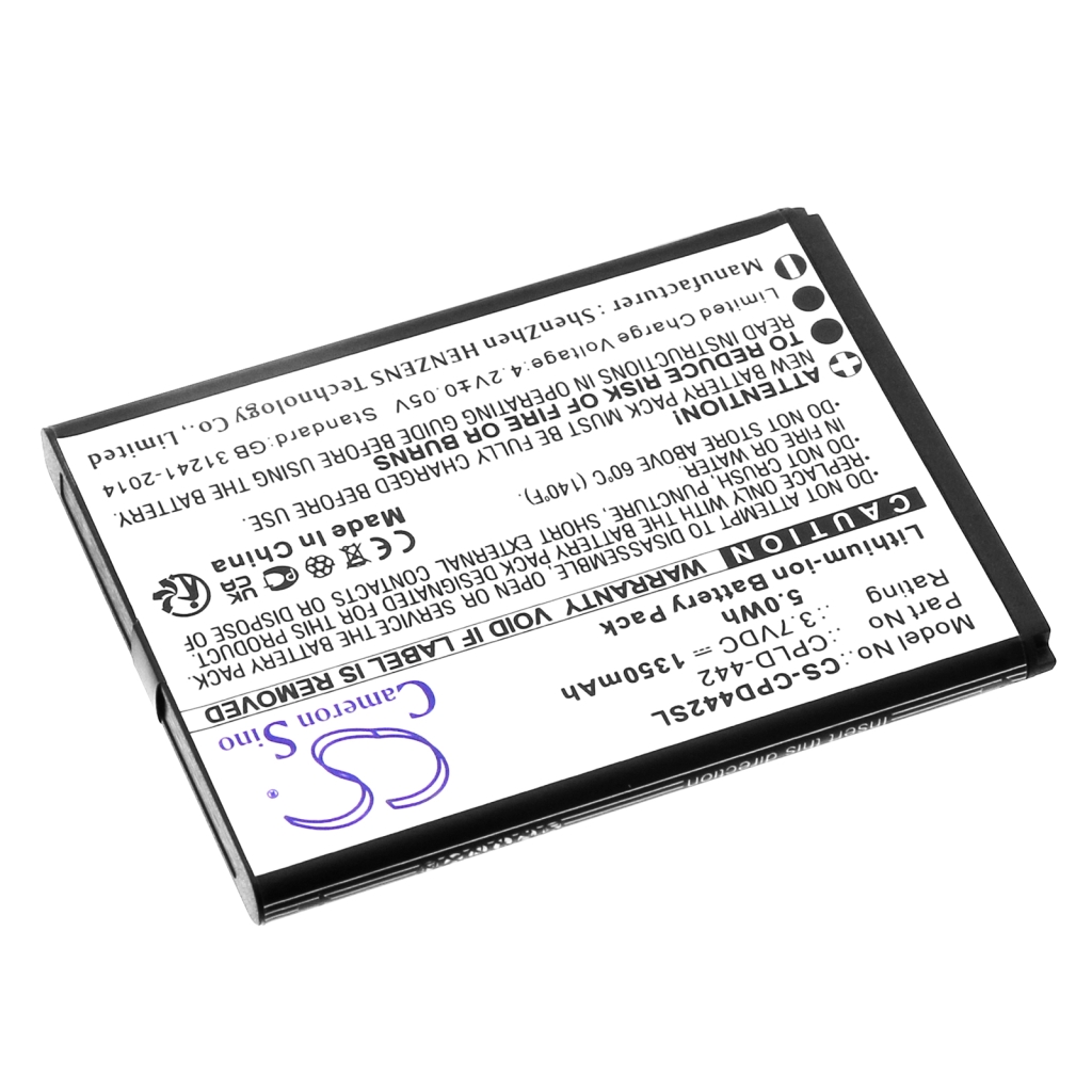 Yhteensopiva akun vaihto Coolpad CPLD-442