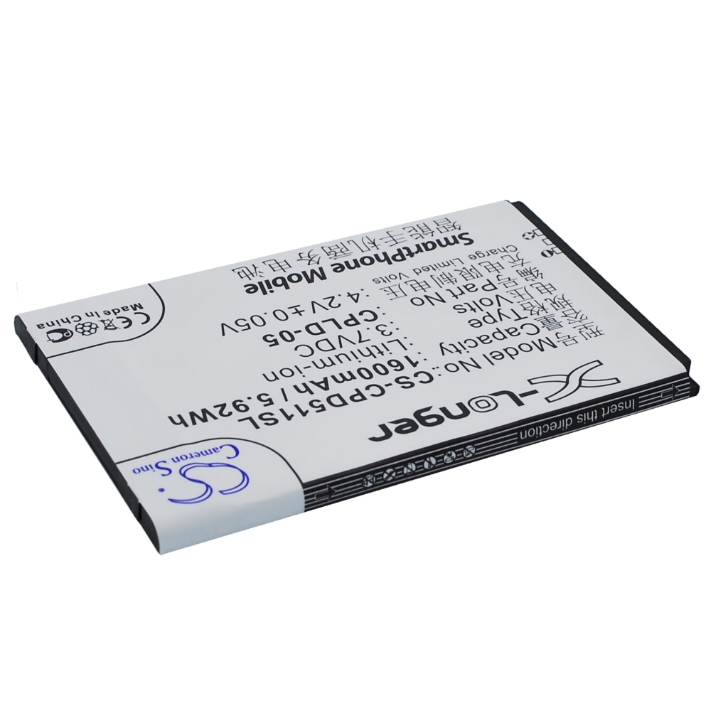 Akku yhteensopiva Coolpad CS-CPD511SL