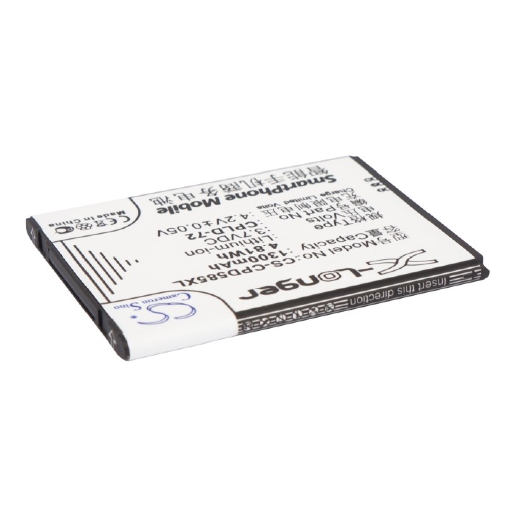 CS-CPD585XL viisto sivutarranäkymä CPLD-72 1300mAh