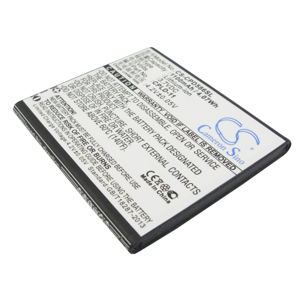 Yhteensopiva akun vaihto Coolpad CPLD-11