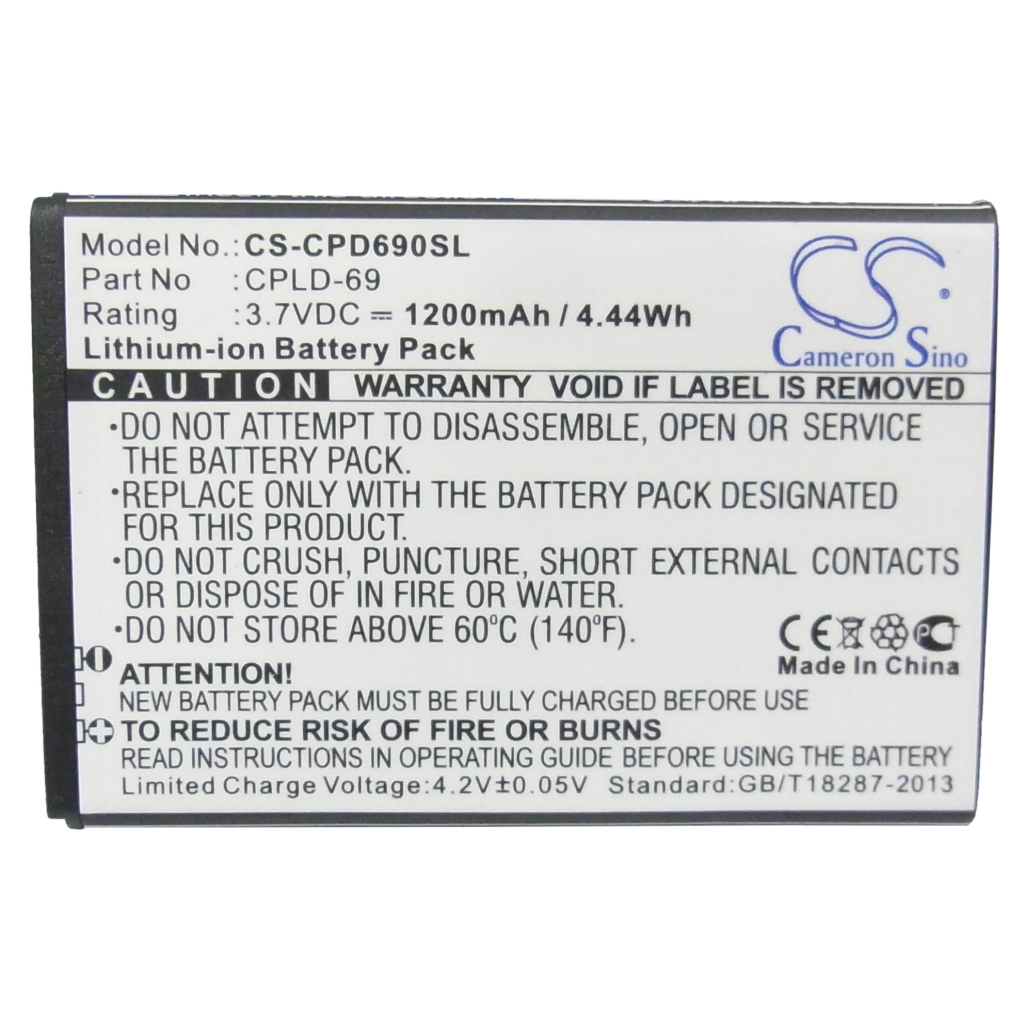 Matkapuhelimen akku T-Mobile CS-CPD690SL