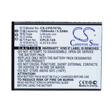 Yhteensopiva akun vaihto Coolpad CPLD-145