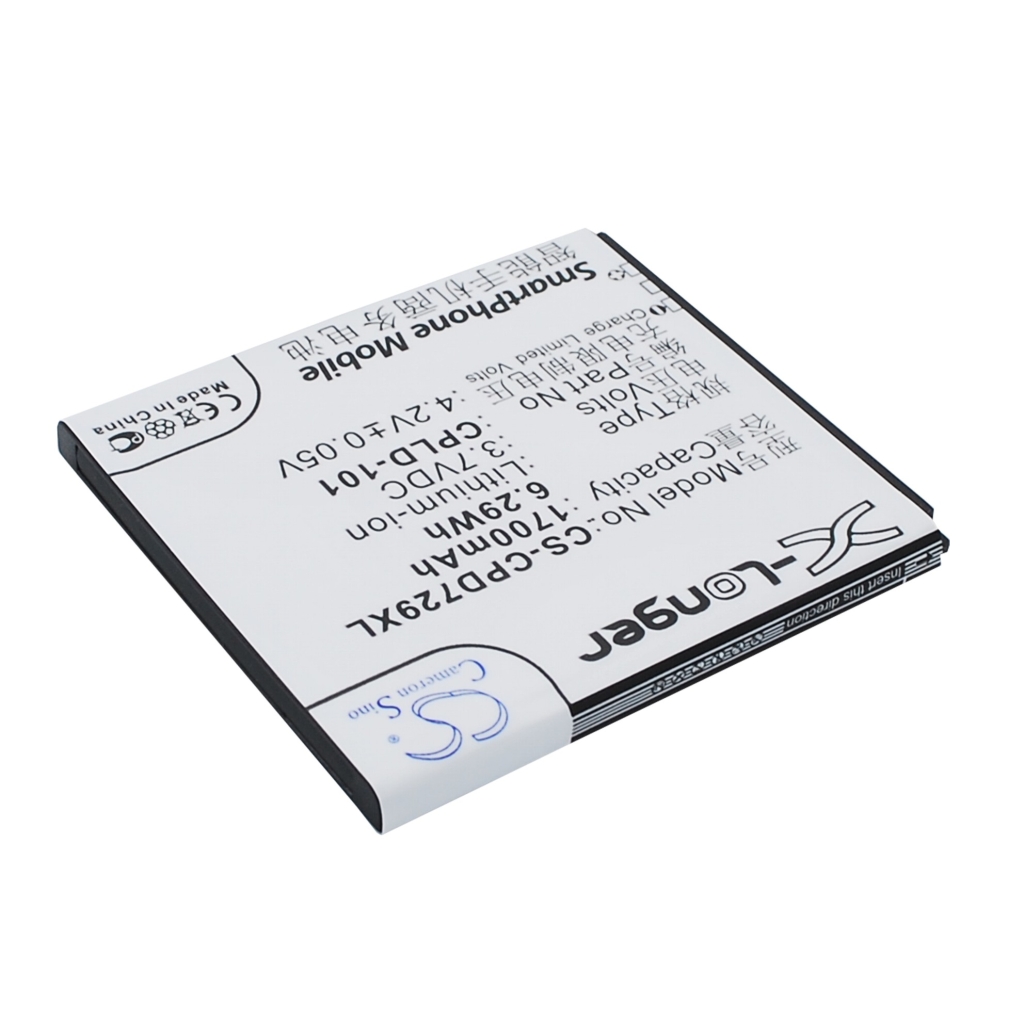 Yhteensopiva akun vaihto Coolpad CPLD-101