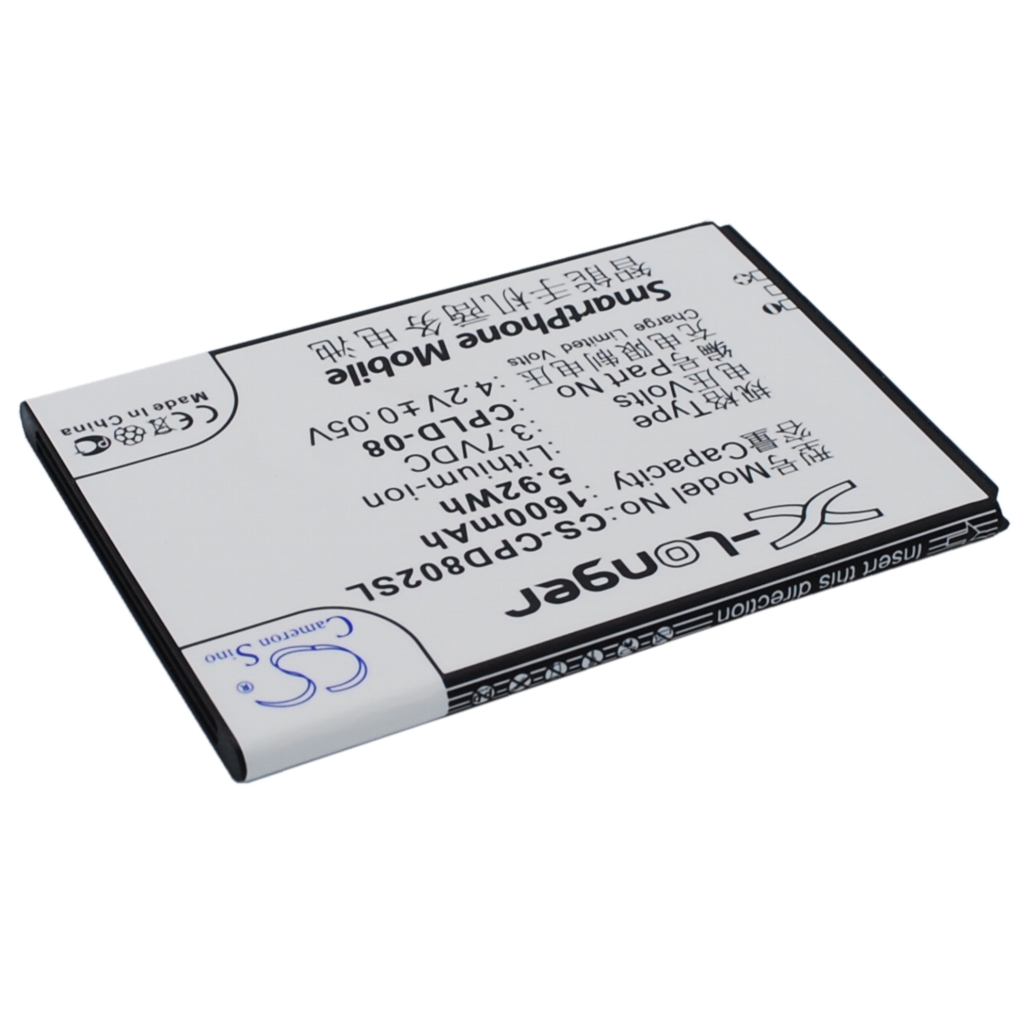Akku yhteensopiva Coolpad CS-CPD802SL