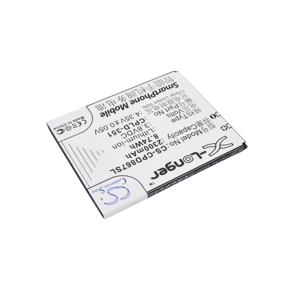 Yhteensopiva akun vaihto Coolpad CPLD-351