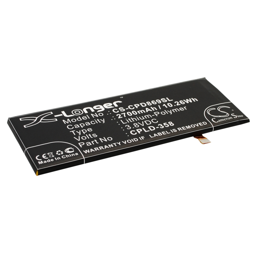 Yhteensopiva akun vaihto Coolpad CPLD-358
